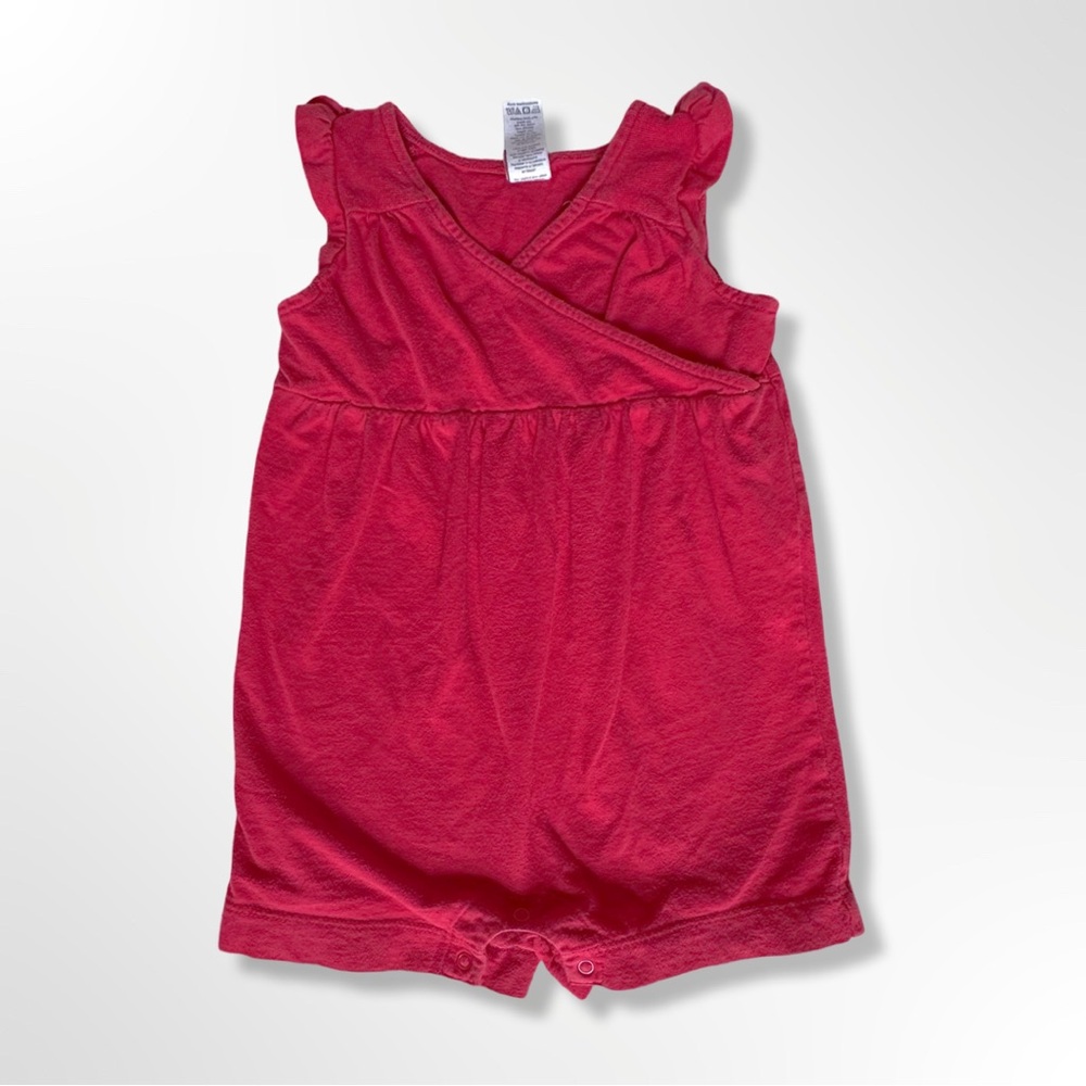 Tea Collection Red Romper